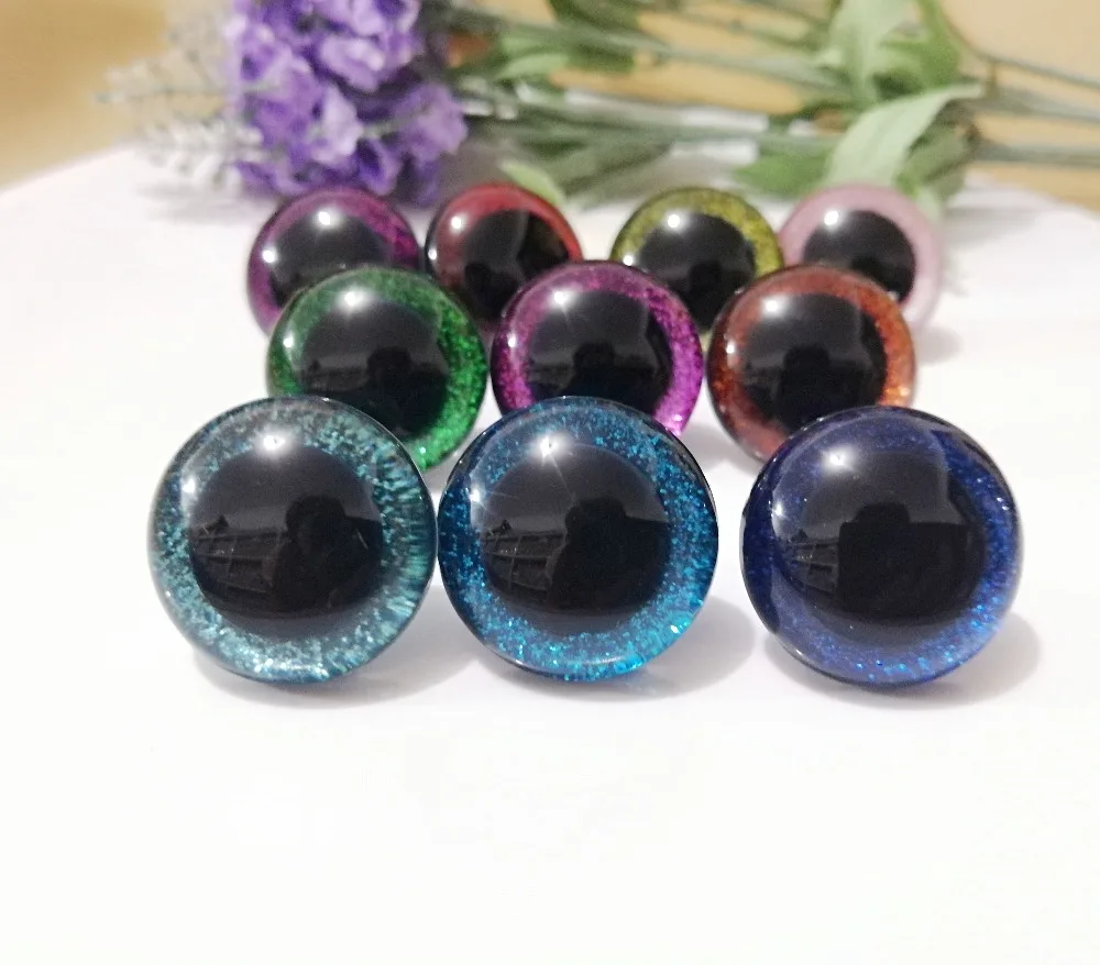 1pairs--30mm/40mm big size round clear toy safety eyes + glitter fabric + hard washers for diy doll--size color option
1pairs--30mm/40mm big size round clear toy safety eyes + glitter fabric + hard washers for diy doll--size color option