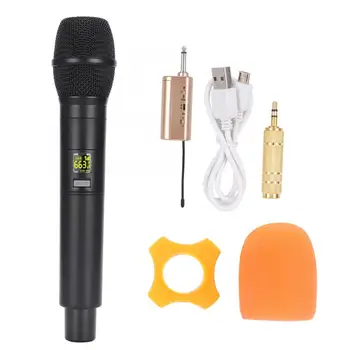 Rechargeable UHF Handheld Wireless Microphone with Mini Bluetooth Receiver Support Battery Mic
Rechargeable UHF Handheld Wireless Microphone with Mini Bluetooth Receiver Support Battery Mic
