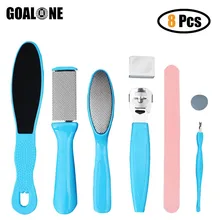 GOALONE 8 in 1 Foot Scrubber Pedicure Kit Foot File Rasp Callus Scraper for Removing Dead Skin Feet Exfoliating Scrubber Cleaner
GOALONE 8 in 1 Foot Scrubber Pedicure Kit Foot File Rasp Callus Scraper for Removing Dead Skin Feet Exfoliating Scrubber Cleaner