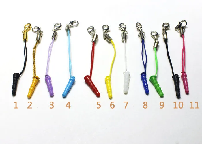 Colorful Phone Straps With 12mm Rhodium Tone Clasp Colorful 3.5mm Anti Dust Earphone Jack Plug Stopper Cap For Smart Cell Phone
Colorful Phone Straps With 12mm Rhodium Tone Clasp Colorful 3.5mm Anti Dust Earphone Jack Plug Stopper Cap For Smart Cell Phone