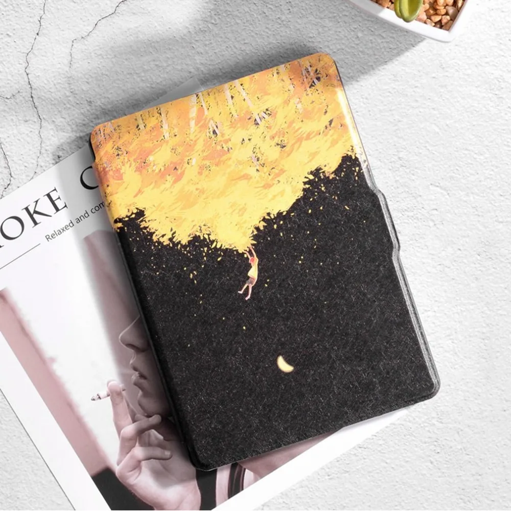 Printed Shockproof eBook Case Ultra-thin Case Leather Cover Flip eBook Protective Carrying Case For Kindle 958 KPW
Printed Shockproof eBook Case Ultra-thin Case Leather Cover Flip eBook Protective Carrying Case For Kindle 958 KPW