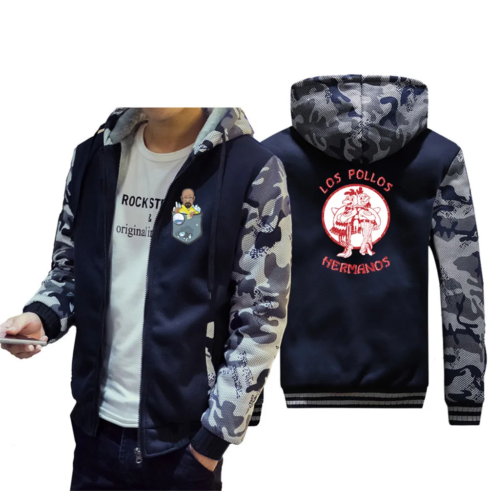 Camouflage 2019 locomotive bomber jacket men's bomber jacket men thin jacket Breaking Bad Chemistry Teacher
Camouflage 2019 locomotive bomber jacket men's bomber jacket men thin jacket Breaking Bad Chemistry Teacher