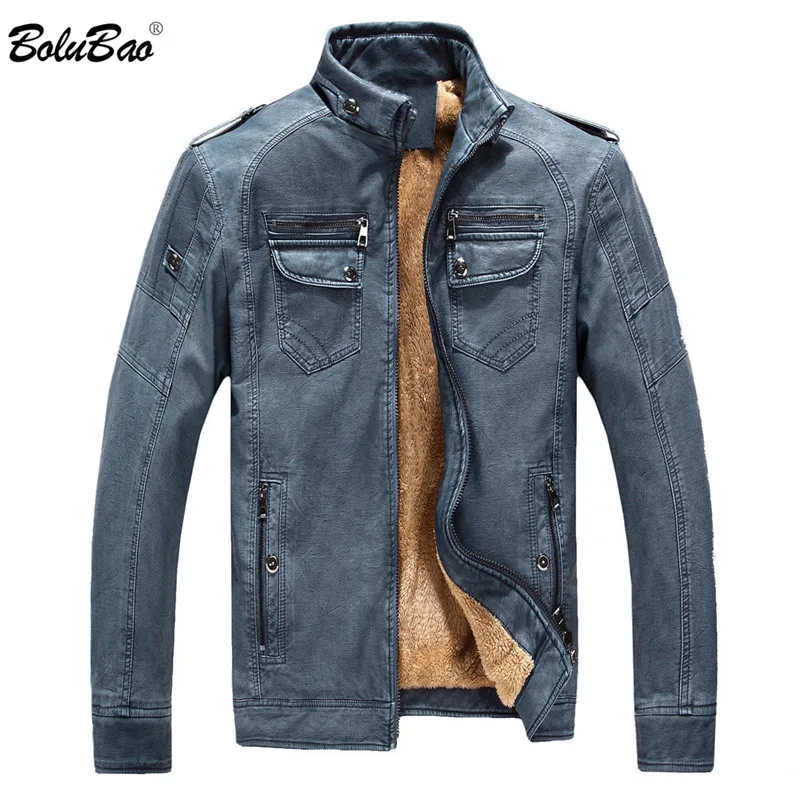 BOLUBAO Brand Winter Men Leather Jacket 2019 Men's Fashion Motorcycle Style Coat Male Slim Windproof PU Leather Jackets Coats
BOLUBAO Brand Winter Men Leather Jacket 2019 Men's Fashion Motorcycle Style Coat Male Slim Windproof PU Leather Jackets Coats