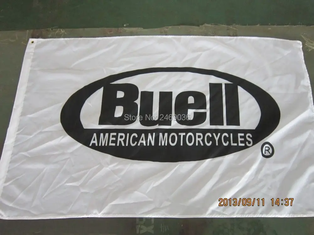 Image custom buell american motorcycles flag