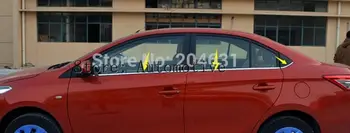 New For Toyota Vios Yaris sedan 2014 2015 2016 2017 Stainless steel Bottom window frame sill trim 6pcs/set
New For Toyota Vios Yaris sedan 2014 2015 2016 2017 Stainless steel Bottom window frame sill trim 6pcs/set