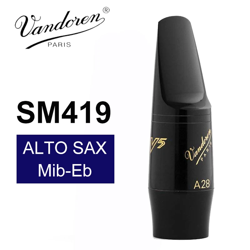 Vandoren SM419 A28 V5 Series high Sax мундштук/Alto Mib-Eb мундштук | Спорт и развлечения