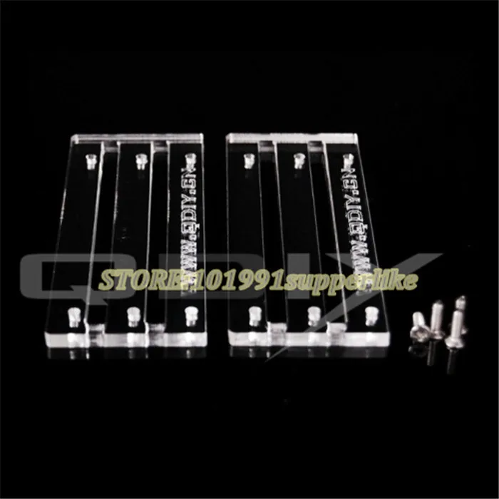 DEBROGLIE Transparent / Black Case DIY Acrylic Tray 2.5 inch Hard disk bracket for SSD Solid state hard disk with Screw
DEBROGLIE Transparent / Black Case DIY Acrylic Tray 2.5 inch Hard disk bracket for SSD Solid state hard disk with Screw