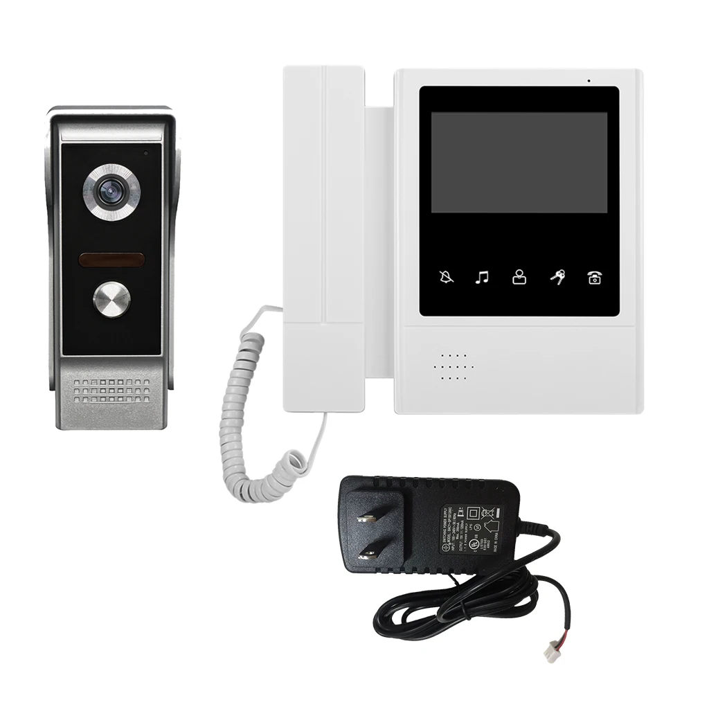 4.3' TFT LCD Video Doorbell Intercom Home Security Night Vision US Standard 
4.3' TFT LCD Video Doorbell Intercom Home Security Night Vision US Standard