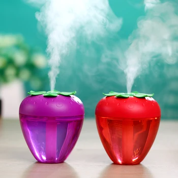 180ML Strawberry Air Humidifier for Home Cute Humidificador Mist Maker Air Freshener Atomizer Aroma Diffuser with LED Lamp Light
180ML Strawberry Air Humidifier for Home Cute Humidificador Mist Maker Air Freshener Atomizer Aroma Diffuser with LED Lamp Light