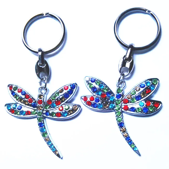 New Arrival Fashion Colorful Dragonfly Design Key Ring Charming Key Chain Bag Key Ring Flash Bright Metal Keychain Hot Selling!
New Arrival Fashion Colorful Dragonfly Design Key Ring Charming Key Chain Bag Key Ring Flash Bright Metal Keychain Hot Selling!
