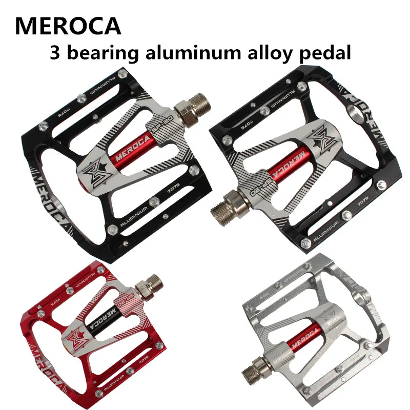 MEROCA bicycle ultralight pedal 3 sealed bearings bike aluminum alloy pedal mountain bike pedals foot ankles
MEROCA bicycle ultralight pedal 3 sealed bearings bike aluminum alloy pedal mountain bike pedals foot ankles