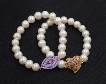 freshwater pearl near round 10-11mm bracelet 7.5inch wholesale beads nature handcraft
freshwater pearl near round 10-11mm bracelet 7.5inch wholesale beads nature handcraft