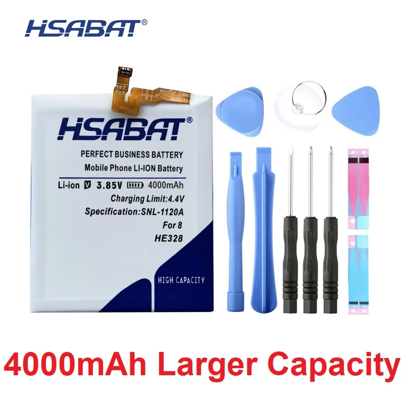 HSABAT 0 Cycle 4000mAh HE328 Battery for Nokia 8 Nokia8 High Quality Mobile Phone Replacement Accumulator
HSABAT 0 Cycle 4000mAh HE328 Battery for Nokia 8 Nokia8 High Quality Mobile Phone Replacement Accumulator