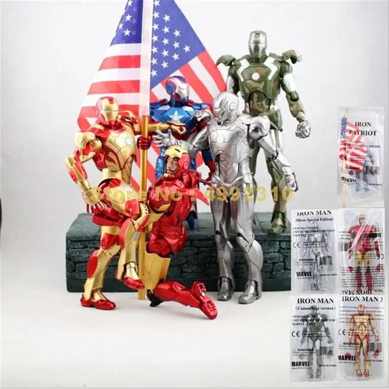 avengers marvel iron man 3 super hero ironman tonny mark pvc movable action figure 20cm Toy
avengers marvel iron man 3 super hero ironman tonny mark pvc movable action figure 20cm Toy
