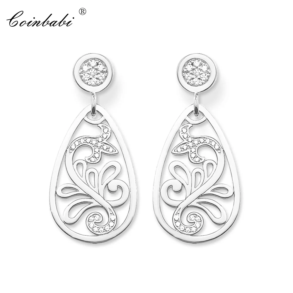 Stud Earring Water Drop Ornament Bohemia Gift For Women Ts Earring Thomas Style 925 Sterling Silver Fashion Jewelry
Stud Earring Water Drop Ornament Bohemia Gift For Women Ts Earring Thomas Style 925 Sterling Silver Fashion Jewelry