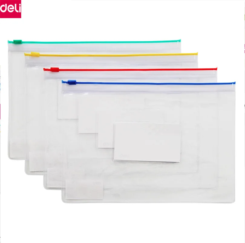 Deli File Folder Document Bags A5 Size Transparent Waterproof Durable Filing Storage Bags Papers Fichario Escolar(5pcs)
Deli File Folder Document Bags A5 Size Transparent Waterproof Durable Filing Storage Bags Papers Fichario Escolar(5pcs)