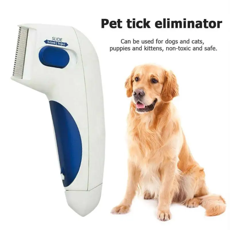 Professional Electronic Electric Flea Comb Puppies Fleas Treatment Safe Pets Kill for Dogs Cats Flea Pet Supplies Comb
Professional Electronic Electric Flea Comb Puppies Fleas Treatment Safe Pets Kill for Dogs Cats Flea Pet Supplies Comb