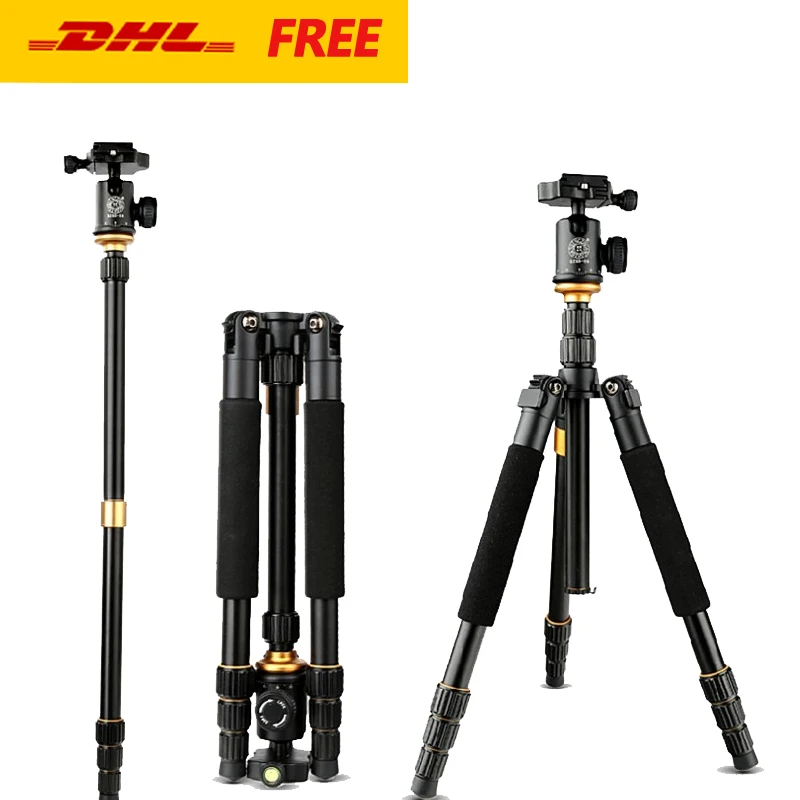 QZSD Q999S Professional Photographic Portable Tripod Detachable Changeable Monopod with Ball Head for Digital SLR DSLR Camera
QZSD Q999S Professional Photographic Portable Tripod Detachable Changeable Monopod with Ball Head for Digital SLR DSLR Camera