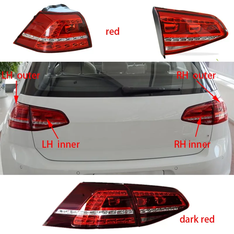 1pcs LED Rear Brake Light Tail Light For VW golf 7 MK7 14-17 Stop light tail lamp taillight taillamp
1pcs LED Rear Brake Light Tail Light For VW golf 7 MK7 14-17 Stop light tail lamp taillight taillamp