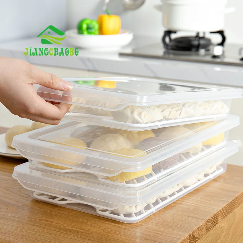 KitchenJiangChaoBo Can Be Stacked Dumplings Tray Home Frozen Dumplings Storage Box Refrigerator Food Noodle Storage Box
KitchenJiangChaoBo Can Be Stacked Dumplings Tray Home Frozen Dumplings Storage Box Refrigerator Food Noodle Storage Box