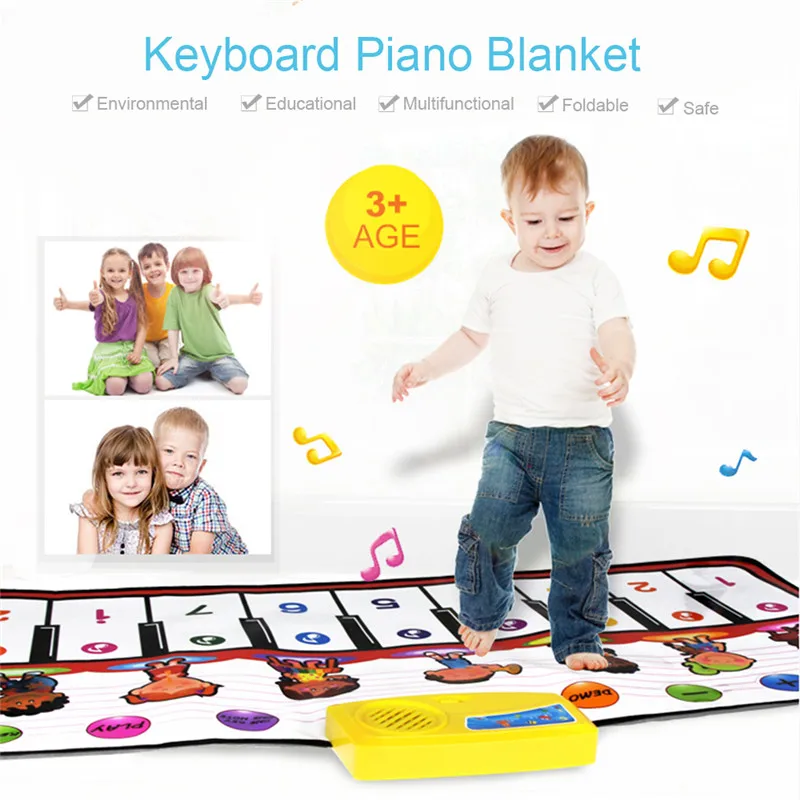 Electronic Piano Music Blanket Kids toy Early Education Tool Toys Animal Pattern Baby Touch Play KeyboardRP60
Electronic Piano Music Blanket Kids toy Early Education Tool Toys Animal Pattern Baby Touch Play KeyboardRP60