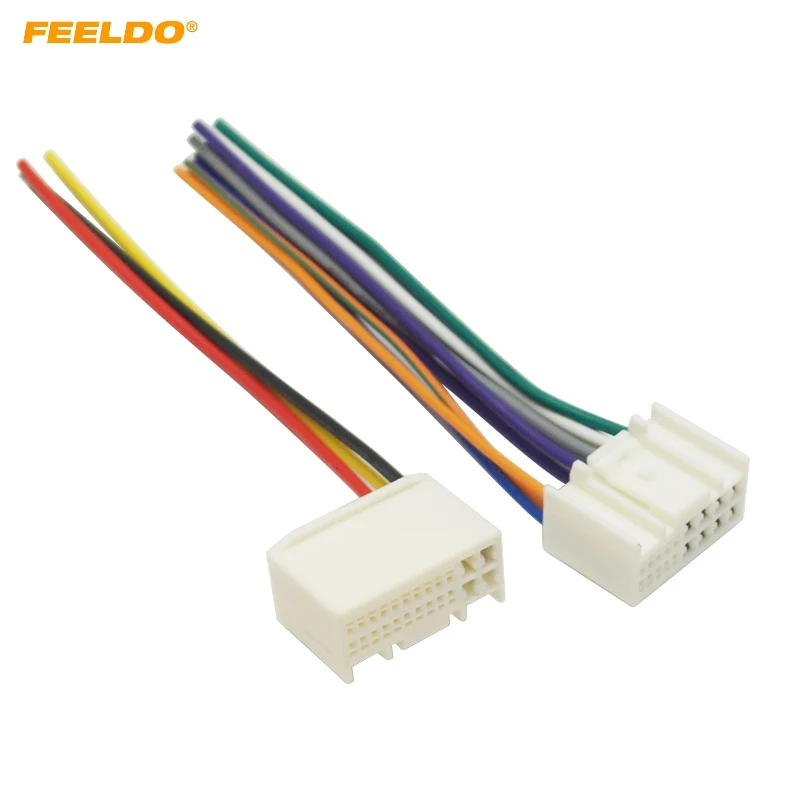 FEELDO Car Radio Audio Power Wire Harness Adapter For KIA K2/K3/K5/Sportage R Hyundai IX35/Tucson ISO CD Power Cable
FEELDO Car Radio Audio Power Wire Harness Adapter For KIA K2/K3/K5/Sportage R Hyundai IX35/Tucson ISO CD Power Cable