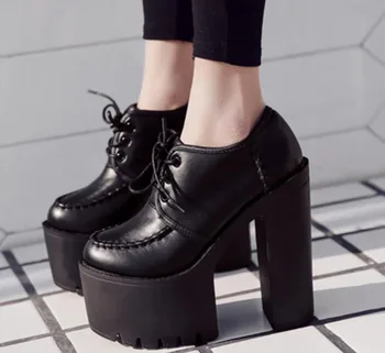 Woman Hoof Heels Super High Punk Sapato Feminino Women Shoes Zapatos Mujer Girls Platform Pumps Round Toe lace-up Ladies F181686
Woman Hoof Heels Super High Punk Sapato Feminino Women Shoes Zapatos Mujer Girls Platform Pumps Round Toe lace-up Ladies F181686