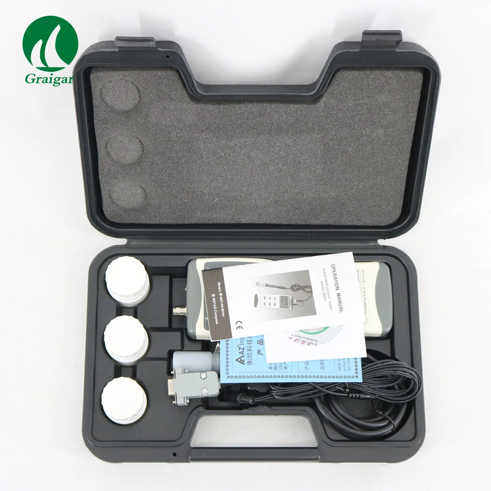 AZ8601 PH Meter Water PH Meter RS232 Interface Resolution 0.01PH/0.1C 0.1F / 0.1mV
AZ8601 PH Meter Water PH Meter RS232 Interface Resolution 0.01PH/0.1C 0.1F / 0.1mV