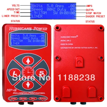 Red Hurricane Power Digital LCD Tattoo Power Supply Liner/Shader Dual Setting for tattoo machine tattoo gun free shipping
Red Hurricane Power Digital LCD Tattoo Power Supply Liner/Shader Dual Setting for tattoo machine tattoo gun free shipping