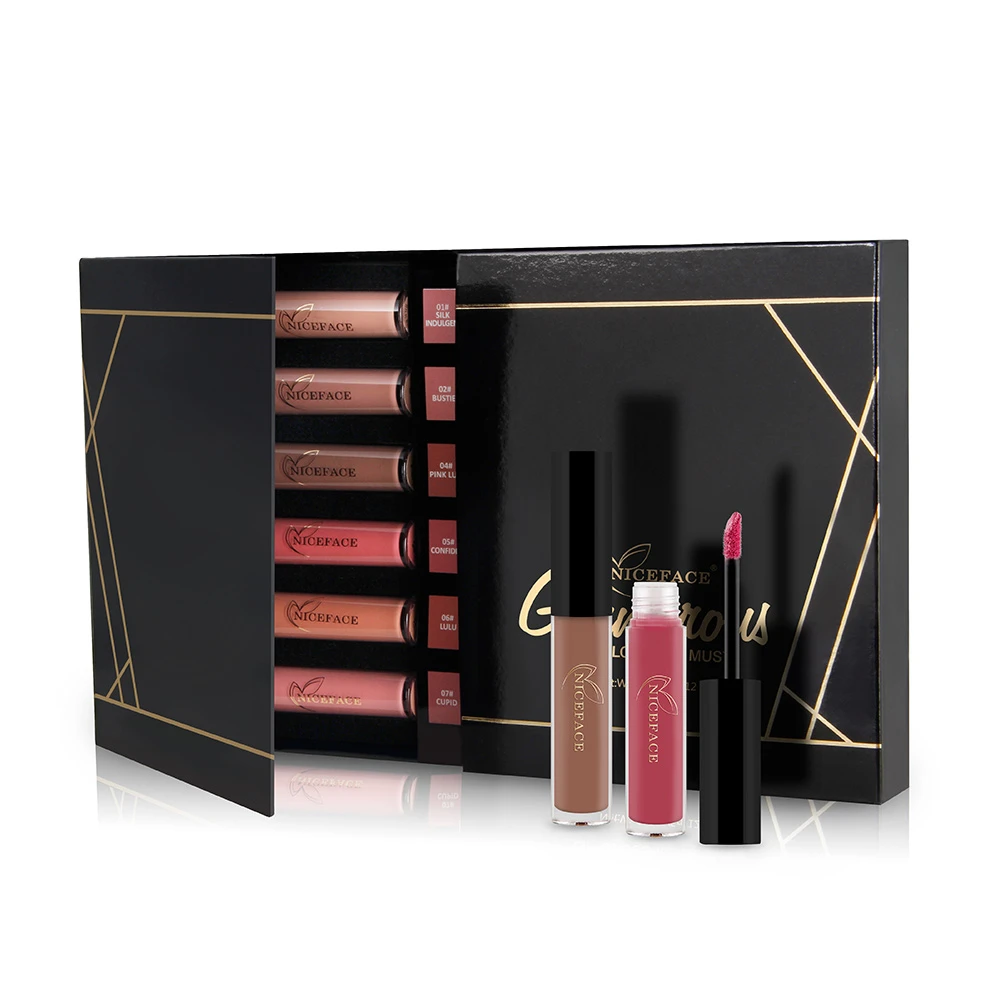 12 Gift Boxes With Non-Stick Cup Lip Gloss Lasting Faded Matte Liquid Lipstick Set Beauty Glazed Lip RSQ-K38
12 Gift Boxes With Non-Stick Cup Lip Gloss Lasting Faded Matte Liquid Lipstick Set Beauty Glazed Lip RSQ-K38