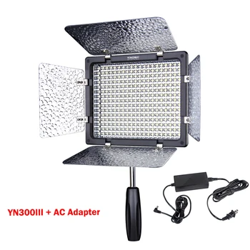 YONGNUO YN300III YN300 III LED Video Light 3200K-5500K CRI95 Light Kit+ AC DC Power Adapter for Canon Nikon Pentax Olympus
YONGNUO YN300III YN300 III LED Video Light 3200K-5500K CRI95 Light Kit+ AC DC Power Adapter for Canon Nikon Pentax Olympus