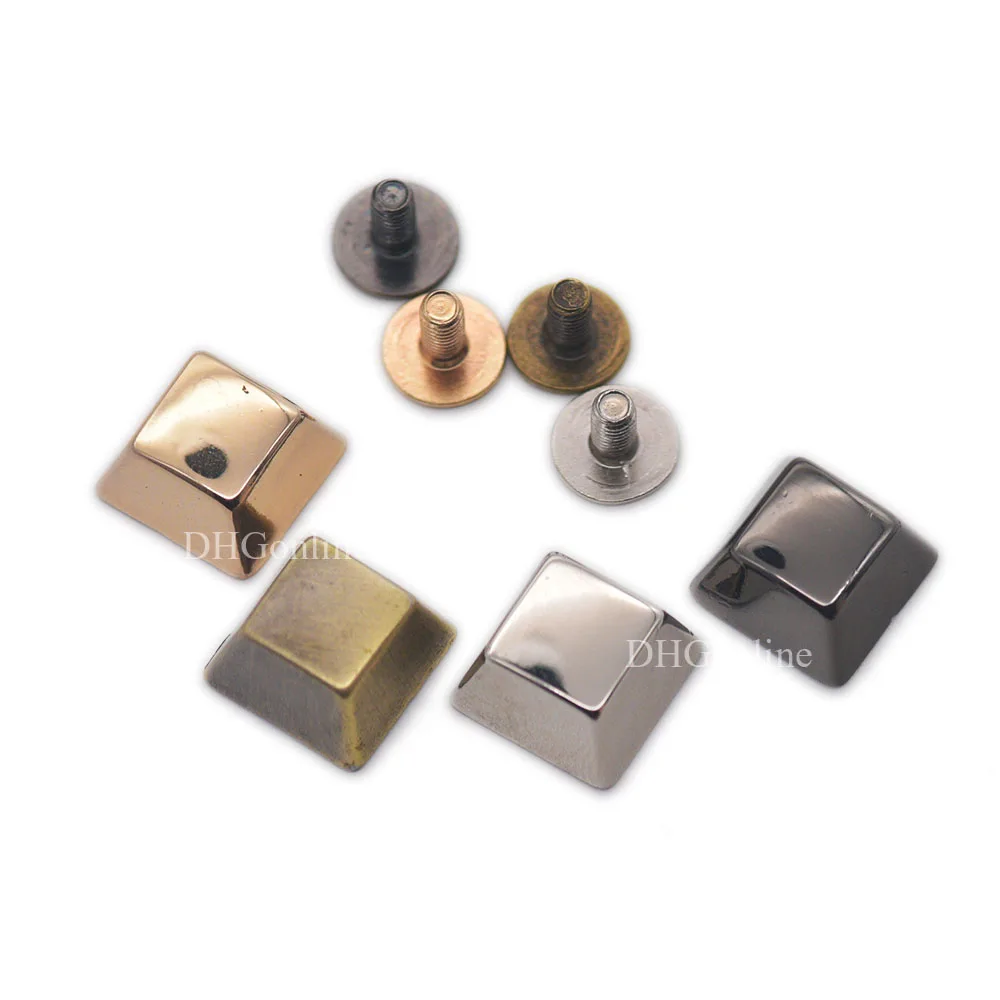 12 25 100 Pcs Metal Bucket Punk Spike Screw Buttons Studs Back Square Rivet 12mm x 9mm x 7mm For Handbag Bag Shoes Handwork
12 25 100 Pcs Metal Bucket Punk Spike Screw Buttons Studs Back Square Rivet 12mm x 9mm x 7mm For Handbag Bag Shoes Handwork