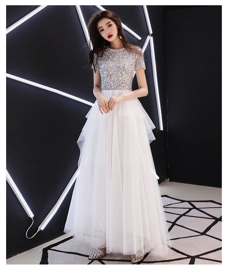 White A Line Evening Dresses 2018 New Haute Couture Party Dress vestido de festa
White A Line Evening Dresses 2018 New Haute Couture Party Dress vestido de festa