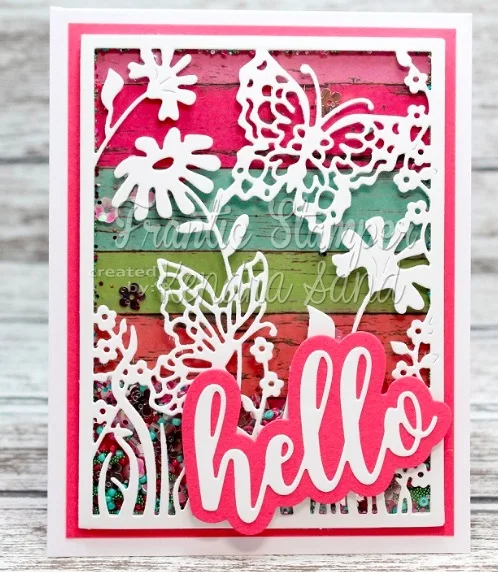 Spring Butterfly Card Panel/hello shadow Etching metal cutting die for DIY Scrapbooking/Card Making/Fun Decoration Supplies
Spring Butterfly Card Panel/hello shadow Etching metal cutting die for DIY Scrapbooking/Card Making/Fun Decoration Supplies