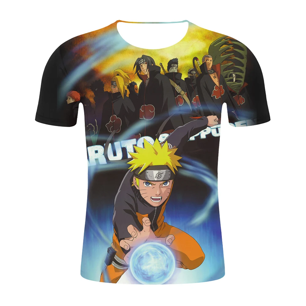 2019 new summer Anime Naruto Uzumaki Naruto Sasuke 3D Print Cartoon T-Shirt Casual Tops Tee Shirts Brand Clothing Men's T shirt
2019 new summer Anime Naruto Uzumaki Naruto Sasuke 3D Print Cartoon T-Shirt Casual Tops Tee Shirts Brand Clothing Men's T shirt