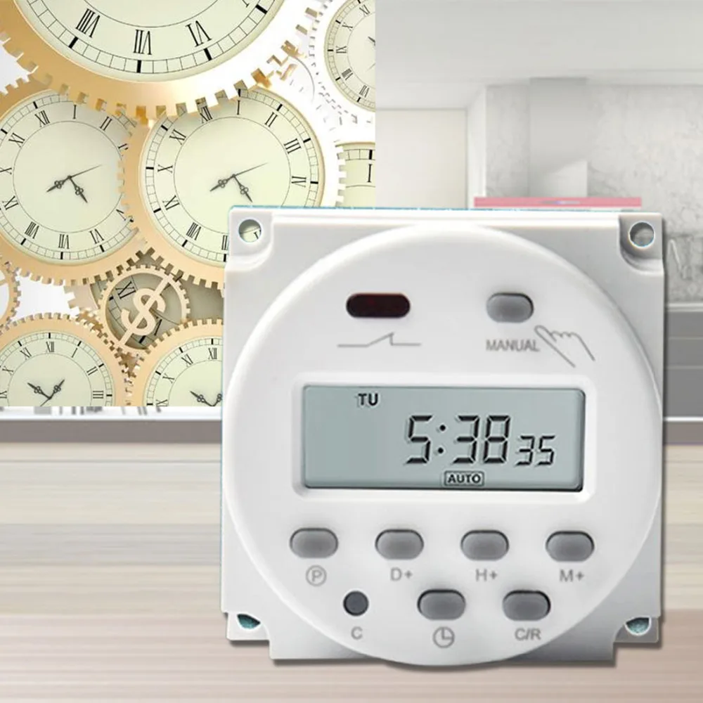 Digital LCD Power Timer Programmable 7.5VA Time Switch Relay 16A timers CN101A timer AC 220V
Digital LCD Power Timer Programmable 7.5VA Time Switch Relay 16A timers CN101A timer AC 220V