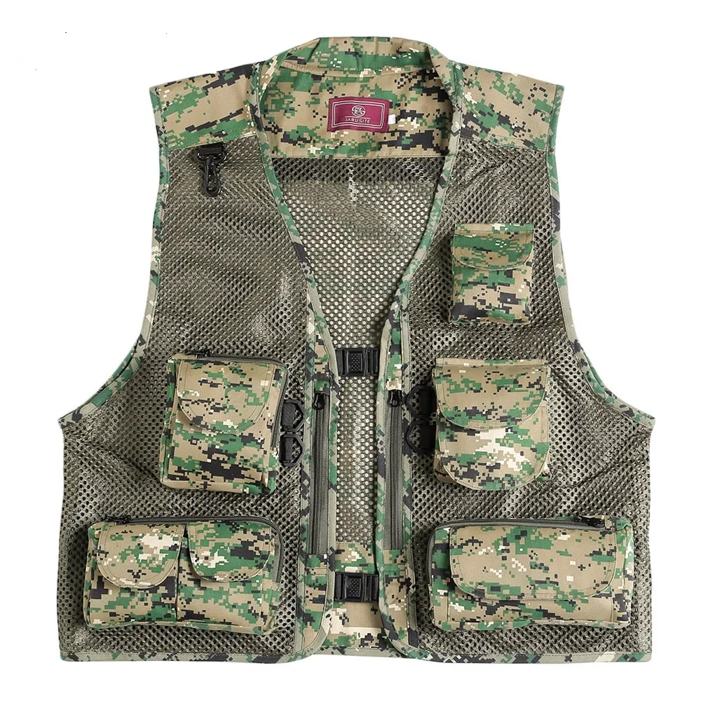 LEO 27913-DC Outdoor Fishing Hunting Mesh Vest with Multiple Pockets Quick Dry Camouflage Multi-functional Fishing Vest Jacket
LEO 27913-DC Outdoor Fishing Hunting Mesh Vest with Multiple Pockets Quick Dry Camouflage Multi-functional Fishing Vest Jacket