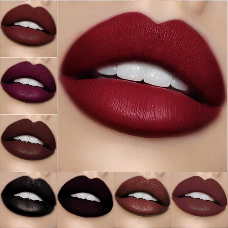 Liquid Sexy Lipstick Long-lasting Lipstick Lips Waterproof Matte Velvet Lip Gloss Dark Red Nude Lipgloss For Girls
Liquid Sexy Lipstick Long-lasting Lipstick Lips Waterproof Matte Velvet Lip Gloss Dark Red Nude Lipgloss For Girls