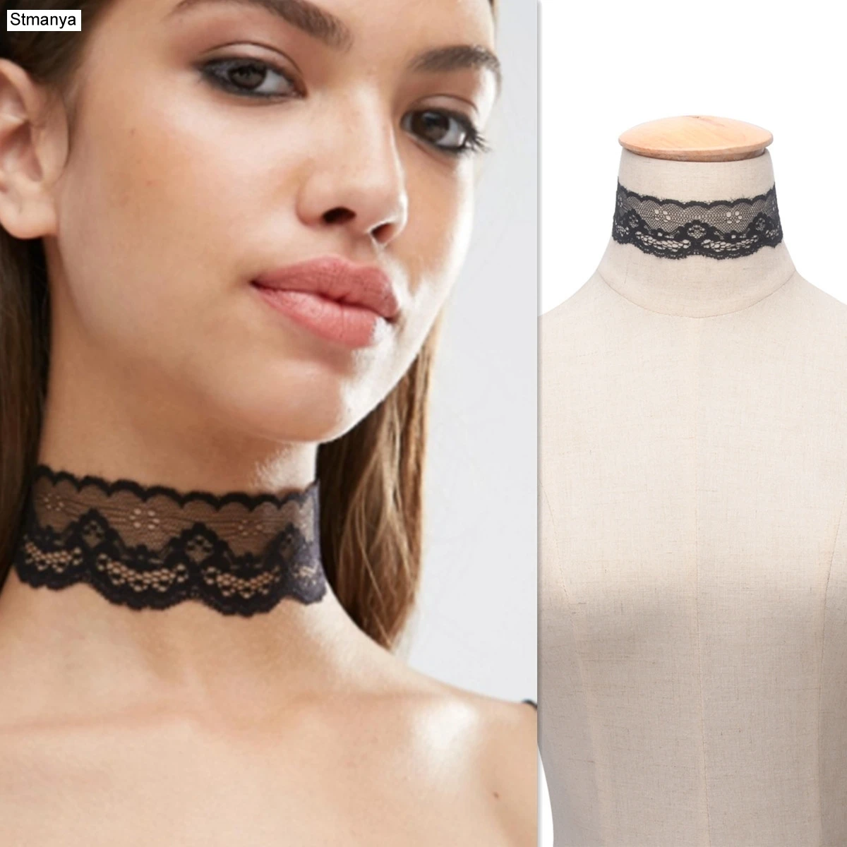 Sexy Black Gothic Punk Velvet Tattoo Lace Choker Necklace Long Pendant Jewelry Women Collar Chocker N1049
Sexy Black Gothic Punk Velvet Tattoo Lace Choker Necklace Long Pendant Jewelry Women Collar Chocker N1049
