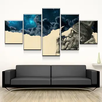 5 pieces canvas smoke and miracle canvas old beard man canvas print retro wall picture of modern living room
5 pieces canvas smoke and miracle canvas old beard man canvas print retro wall picture of modern living room