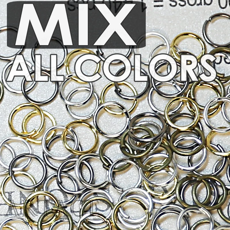Mix Colors 3 4 5 6 7 8 9 10 12mm Open Jump Split Ring Link Silver Gold Rhodium Black Bronze for DIY Jewelry Findings Connectors
Mix Colors 3 4 5 6 7 8 9 10 12mm Open Jump Split Ring Link Silver Gold Rhodium Black Bronze for DIY Jewelry Findings Connectors