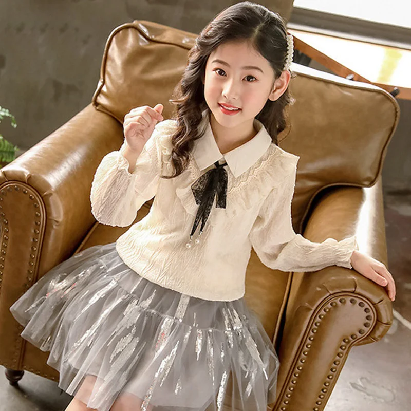 Kids Shirts For Girls Long Sleeve Ruffle Girls Chiffon Blouses Spring Autumn School Girls Shirt Tops 4-15Y RT514
Kids Shirts For Girls Long Sleeve Ruffle Girls Chiffon Blouses Spring Autumn School Girls Shirt Tops 4-15Y RT514