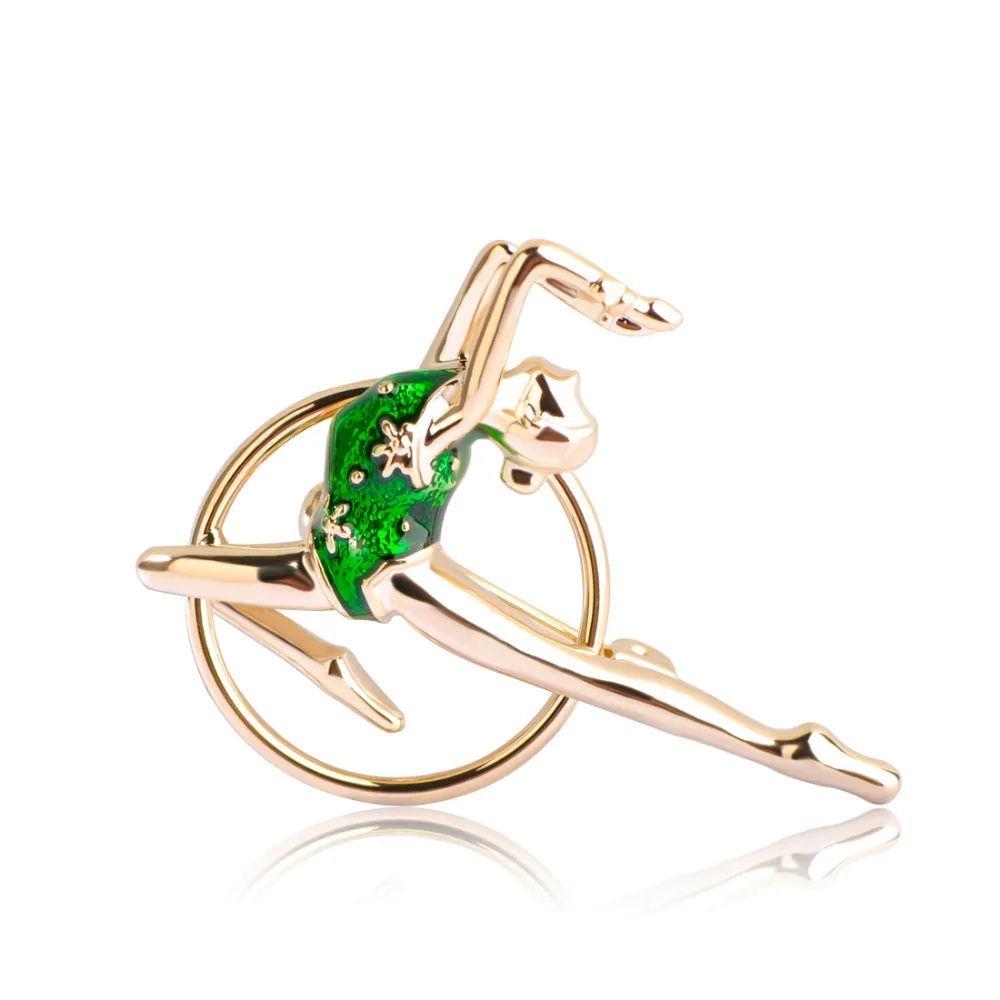 Funmor Gymnastics Dancer Girl Brooch Gold-color Enamel Figure Brooches For Women Kids Cachecol Hijab Pin Collar Clip Badge
Funmor Gymnastics Dancer Girl Brooch Gold-color Enamel Figure Brooches For Women Kids Cachecol Hijab Pin Collar Clip Badge