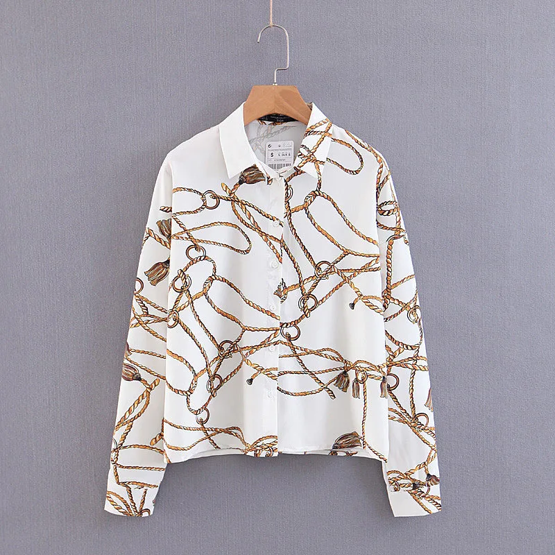 Morrowwind Women Bohemian Long Sleeve Rope Print Blouse Shirt Blusas Feminino Casual Turn Down Collar Women Floral Blouses 2019 
Morrowwind Women Bohemian Long Sleeve Rope Print Blouse Shirt Blusas Feminino Casual Turn Down Collar Women Floral Blouses 2019