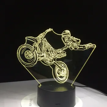 Motorcycle Stunts Touch Table lamp 7 Colors Changing Desk Lamp 3D Lamp Novelty Led Night Light LED Light Drop Ship New Year Gift
Motorcycle Stunts Touch Table lamp 7 Colors Changing Desk Lamp 3D Lamp Novelty Led Night Light LED Light Drop Ship New Year Gift