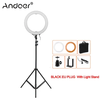 Andoer 36W LED Video Light Ring Light Photo Studio Camera Light 360pcs LED 5500K Photography Lighting with Color Filters
Andoer 36W LED Video Light Ring Light Photo Studio Camera Light 360pcs LED 5500K Photography Lighting with Color Filters