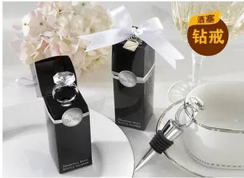 100pcs/lot home party wedding favors Creative The diamond ring wine bottle stopper with Exquisite packaging
100pcs/lot home party wedding favors Creative The diamond ring wine bottle stopper with Exquisite packaging