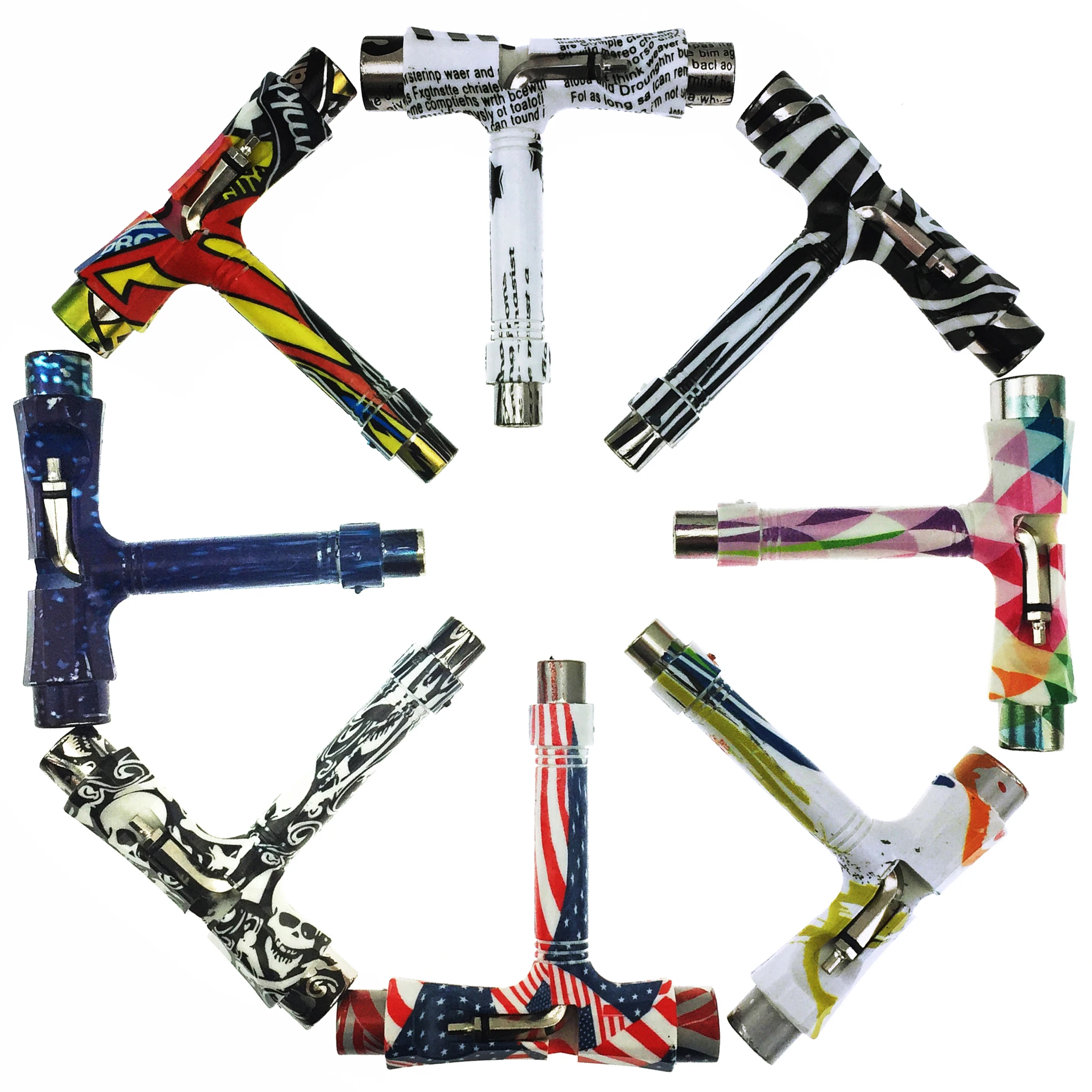 Multi - function small fish board skateboard tool DIY T wrench long board maple board installation
Multi - function small fish board skateboard tool DIY T wrench long board maple board installation