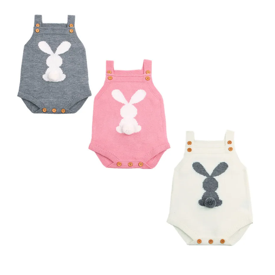 Spring 2019 Cute Rabbit Knit Bodysuit for Newborns Bebes Unisex Onesie Blue Sleeveless Toddler Boys Coveralls Girls Clothes 0-2Y
Spring 2019 Cute Rabbit Knit Bodysuit for Newborns Bebes Unisex Onesie Blue Sleeveless Toddler Boys Coveralls Girls Clothes 0-2Y
