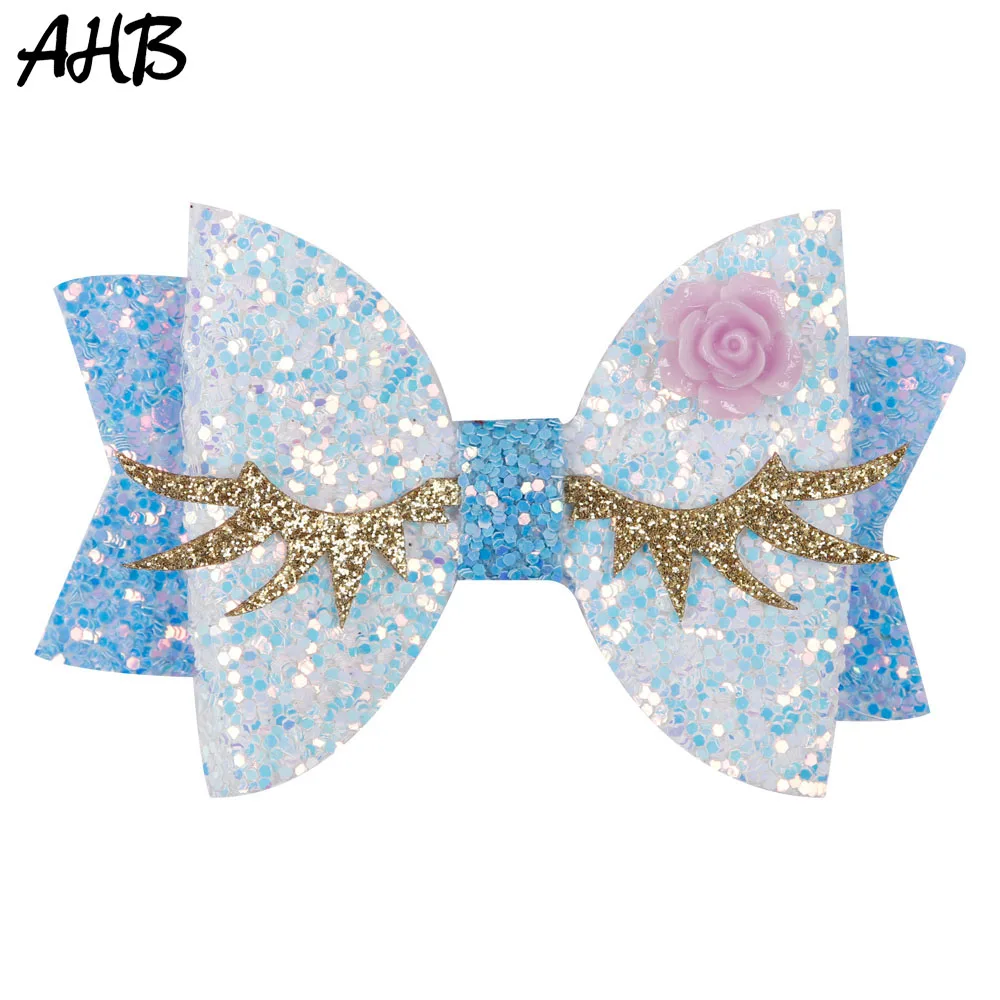 AHB Hair Accessories 3" Cute Eyelash Hair Bows for Girls Glitter Hair Clips Hairgrips Kids Handmade Boutique Girls Hair Pins
AHB Hair Accessories 3" Cute Eyelash Hair Bows for Girls Glitter Hair Clips Hairgrips Kids Handmade Boutique Girls Hair Pins